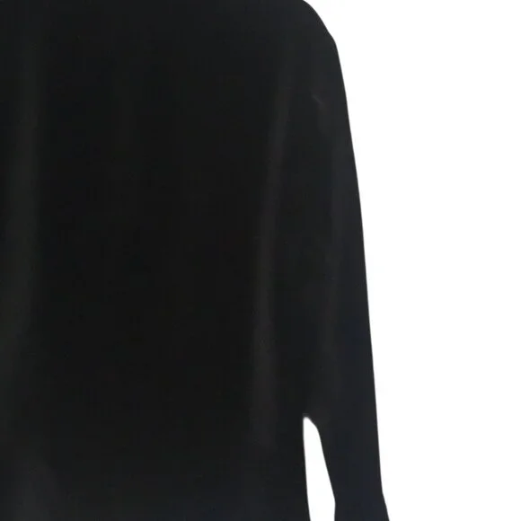 Black Velvet Blazer Rhinestone Buttons Jacket Womens XL - Picture 9 of 16